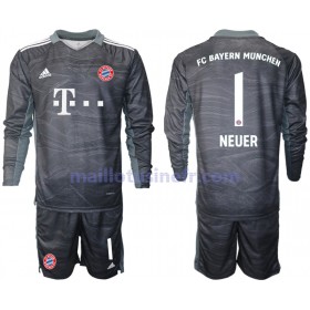 Maillot de Foot FC Bayern Munich Manuel Neuer 1 Extérieur Gardien 2021-22 Manches Longues - Enfant